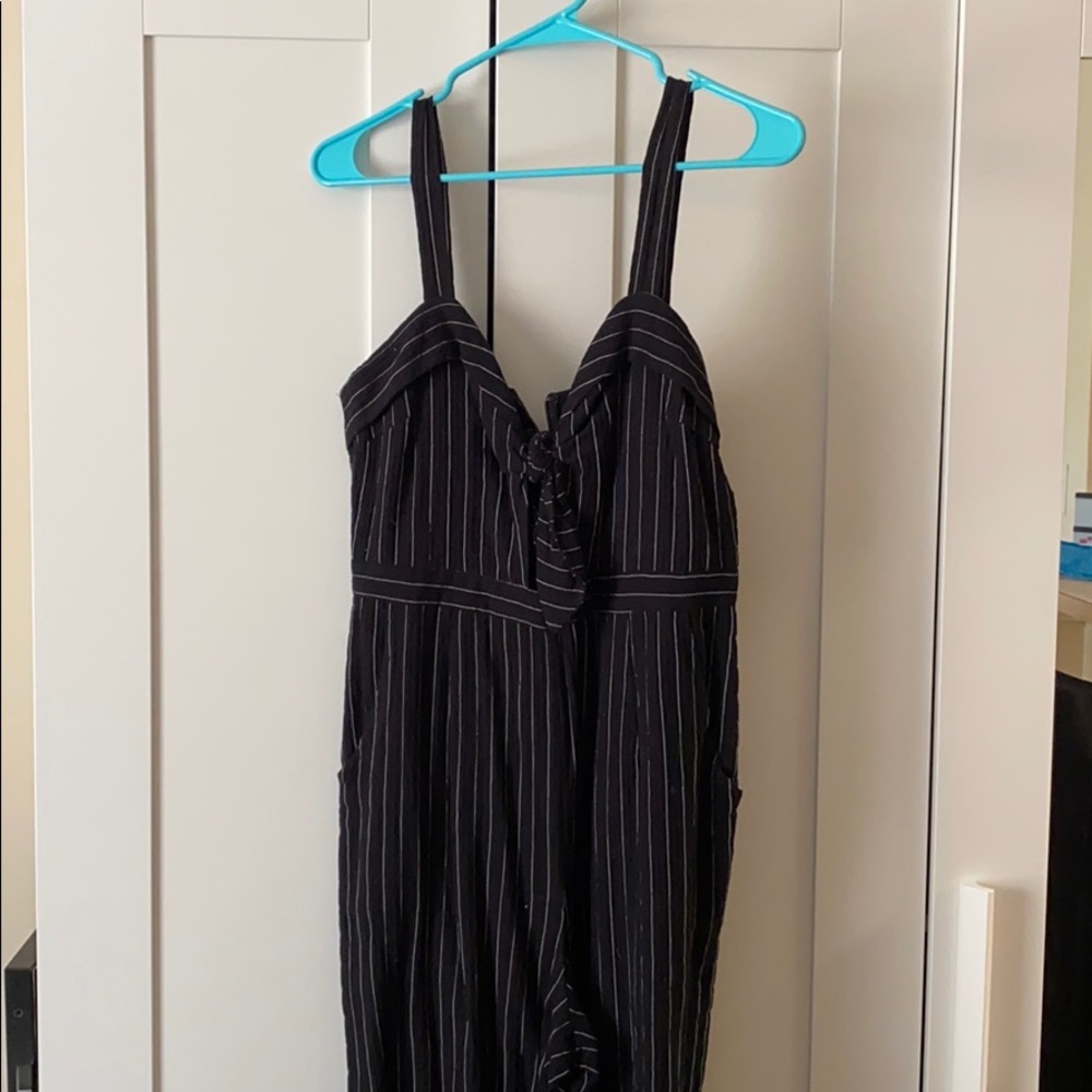 Pinstripe Jumpsuit